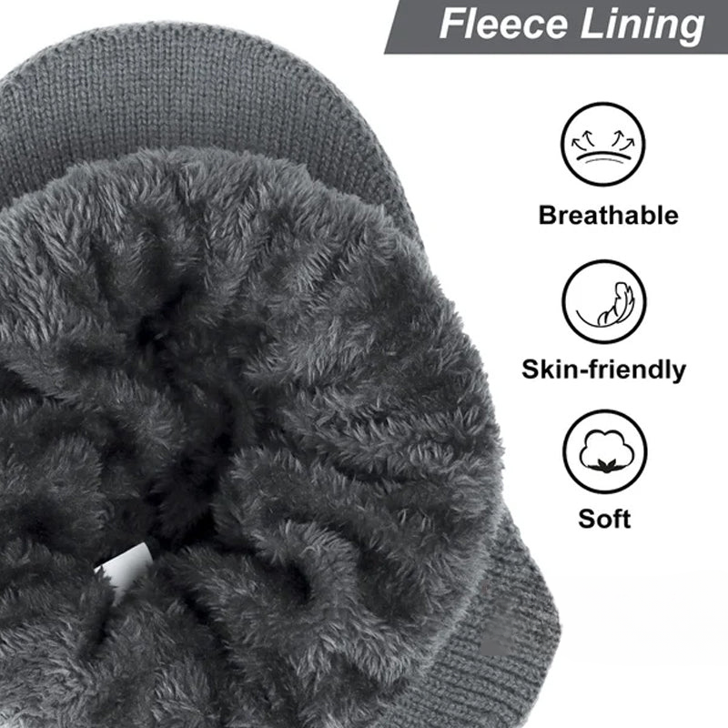 Bonnet tricoté chaud et élégant : Confort et style pour l'hiver